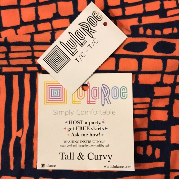 LuLaRoe Tall & Curvy leggings NWT - Picture 5 of 6